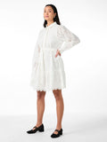 Yasholi LS Belt Dress - Star White