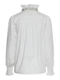 Yasmanilla Ls Embellished Top - Star White
