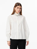 Yasmanilla Ls Embellished Top - Star White