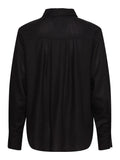 Flaxy Ls Linen Shirt - Black