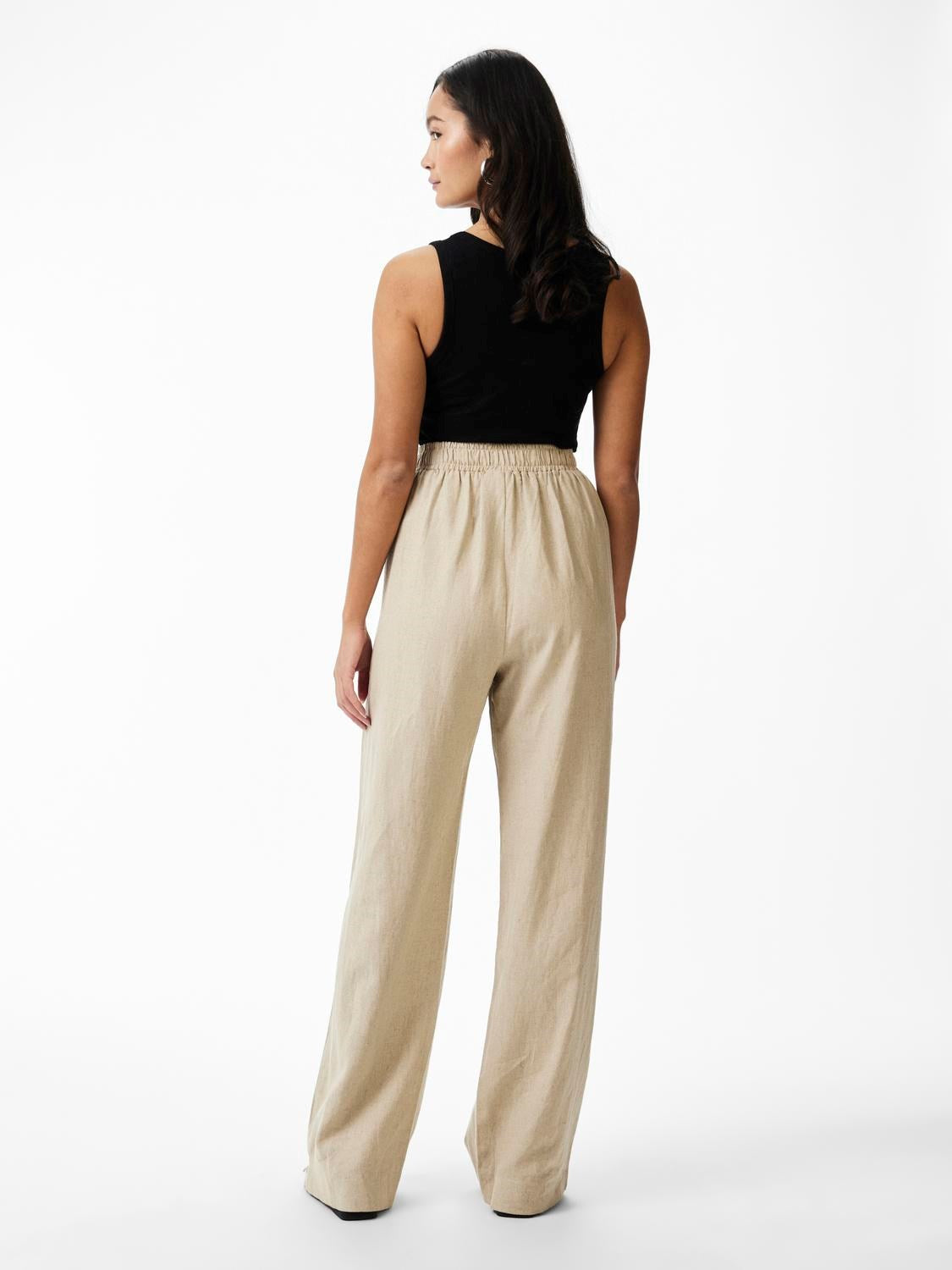 Flaxy Hmw Linen Pant - Birch