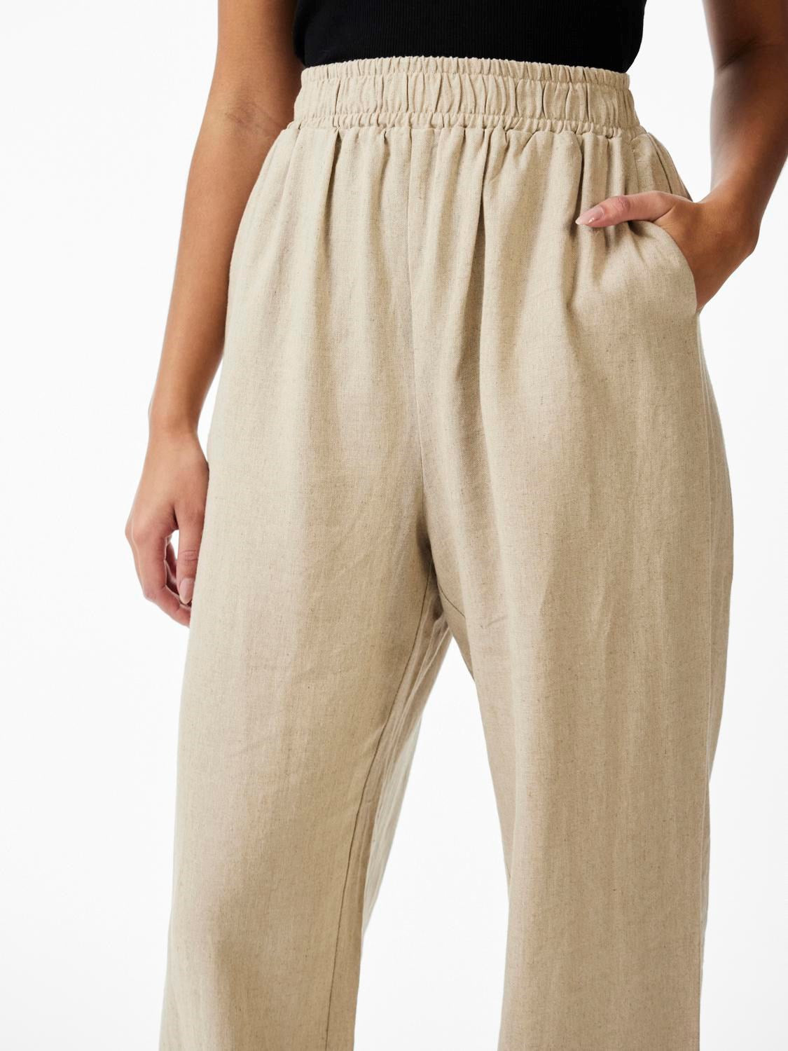 Flaxy Hmw Linen Pant - Birch