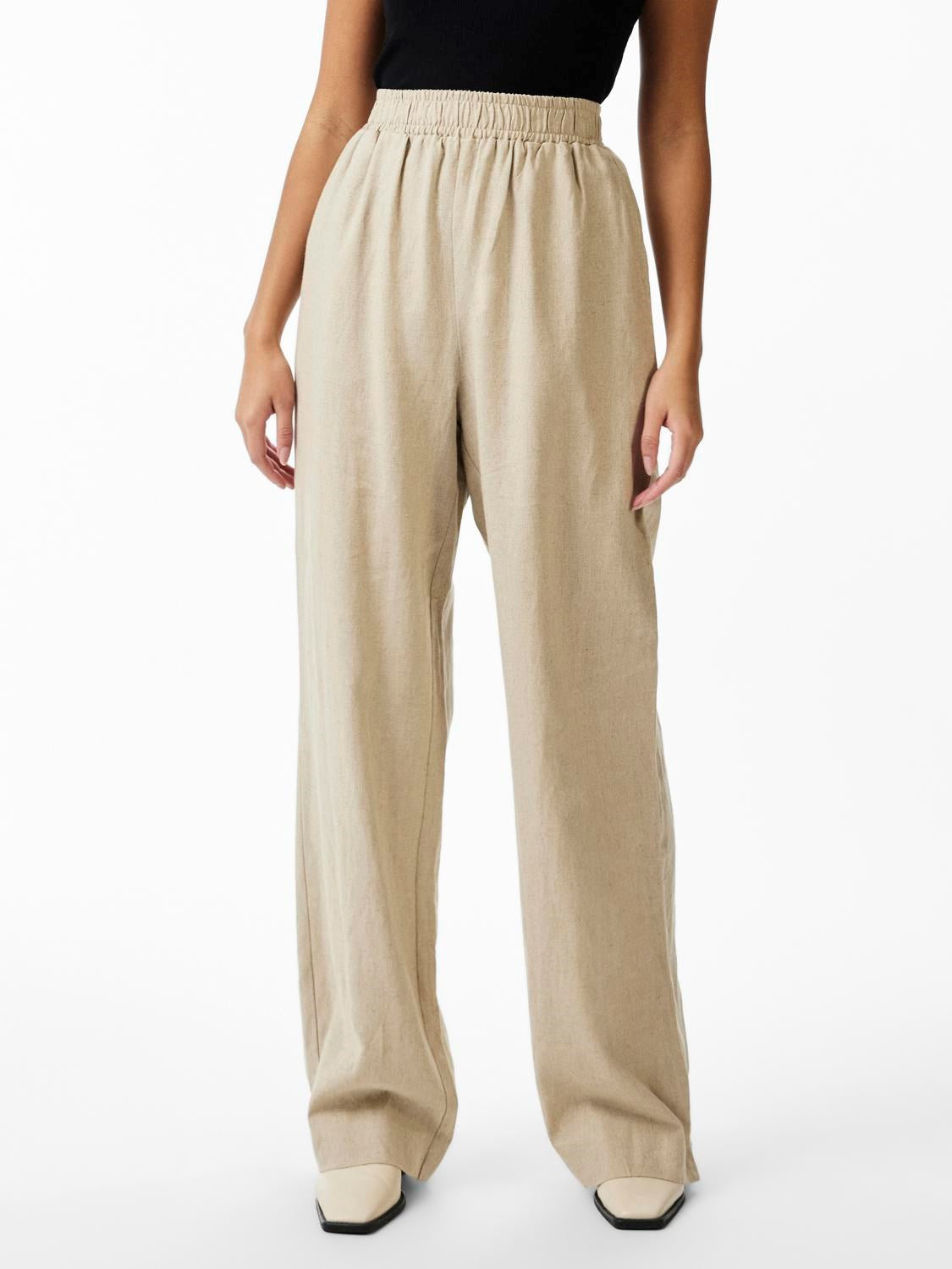 Flaxy Hmw Linen Pant - Birch