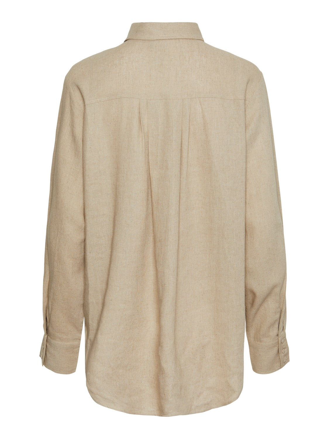 Flaxy Ls Linen Shirt - Birch