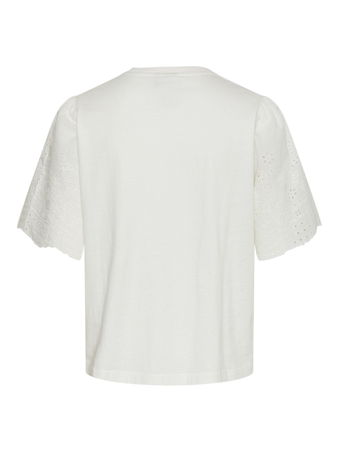 Y.A.S Yaslex Broderad T-shirt - Star White