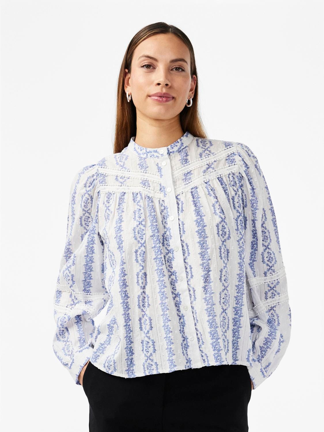 Yastovina Ls Shirt - Star White Tovina Print