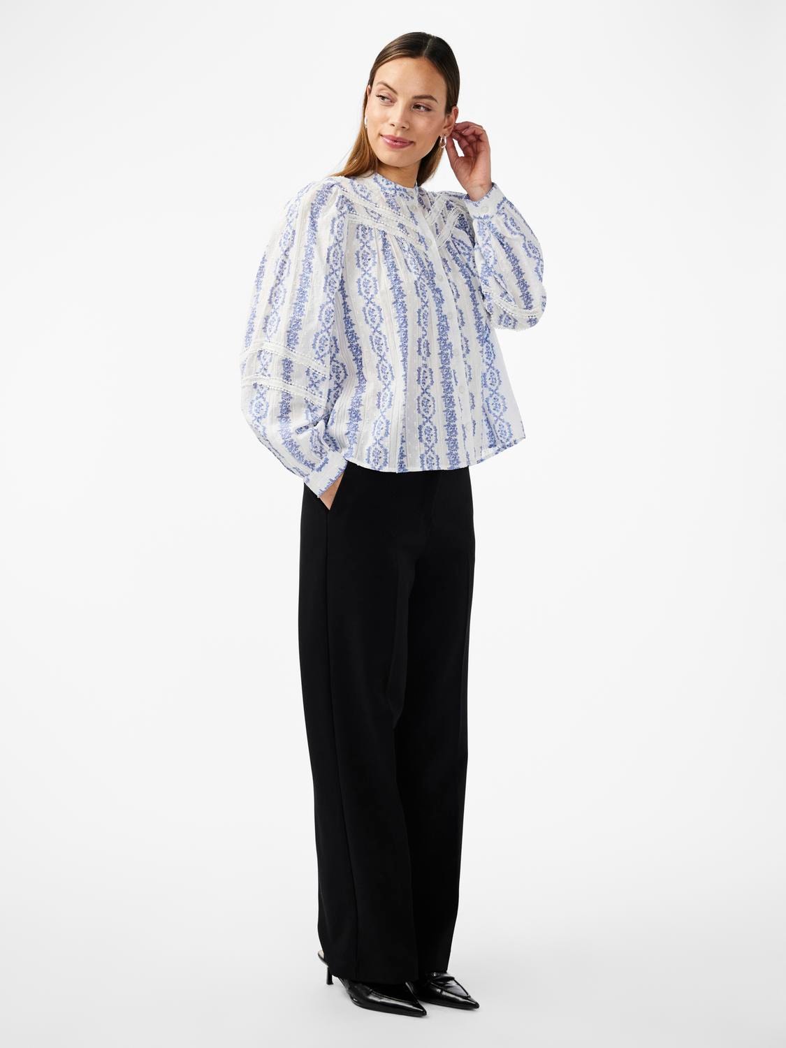 Yastovina Ls Shirt - Star White Tovina Print