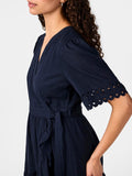 Yasnavina 2/4 Wrap Dress S - Navy Blazer