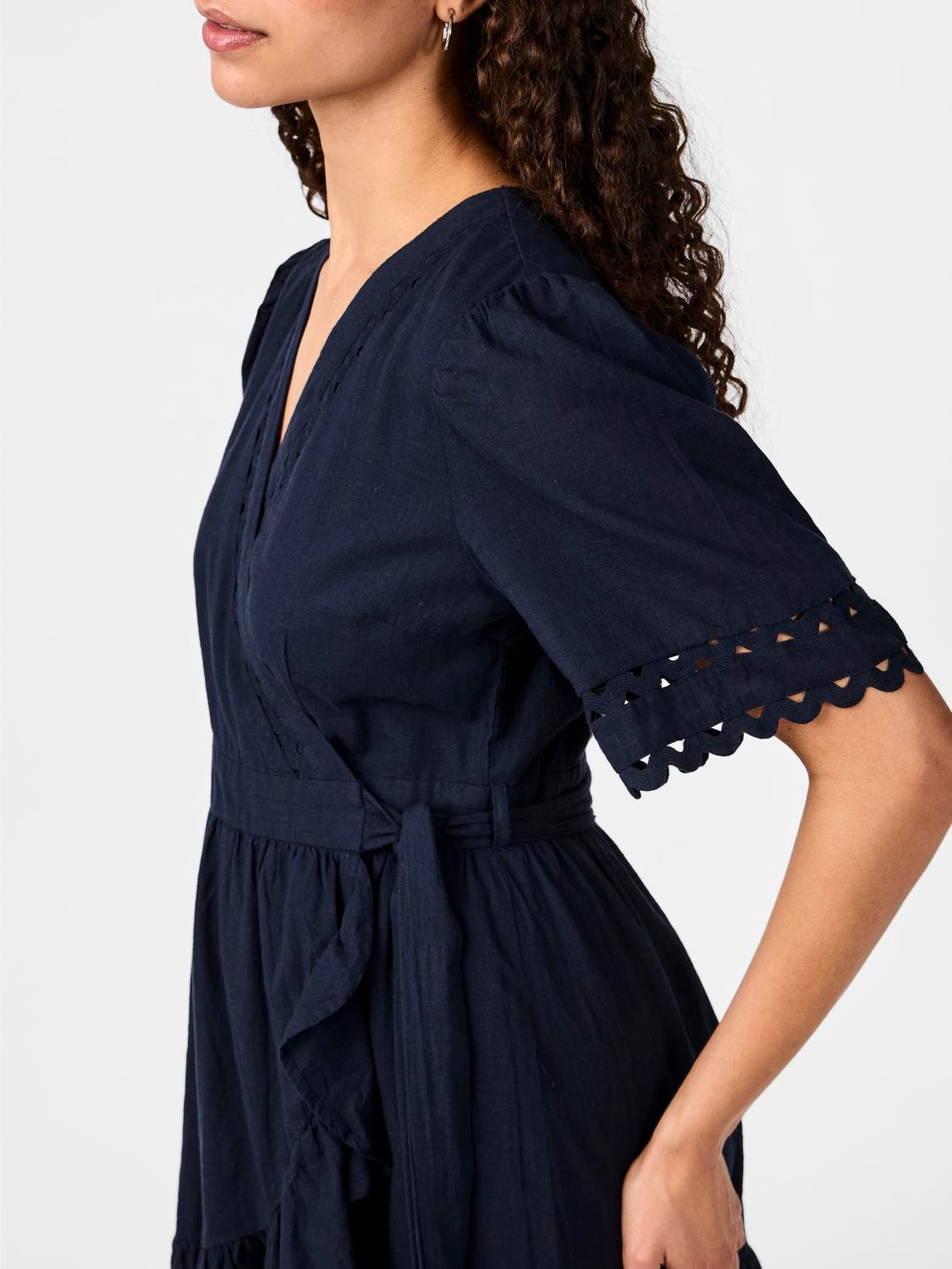 Yasnavina 2/4 Wrap Dress S - Navy Blazer