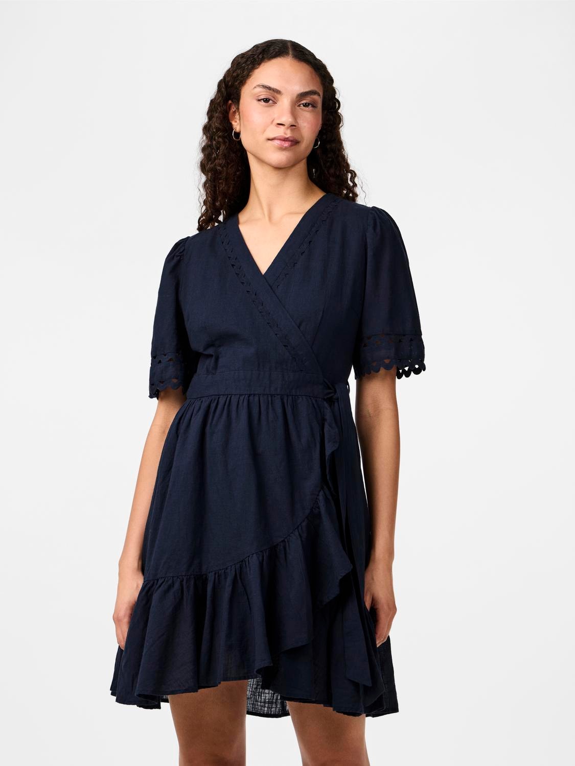 Yasnavina 2/4 Wrap Dress S - Navy Blazer