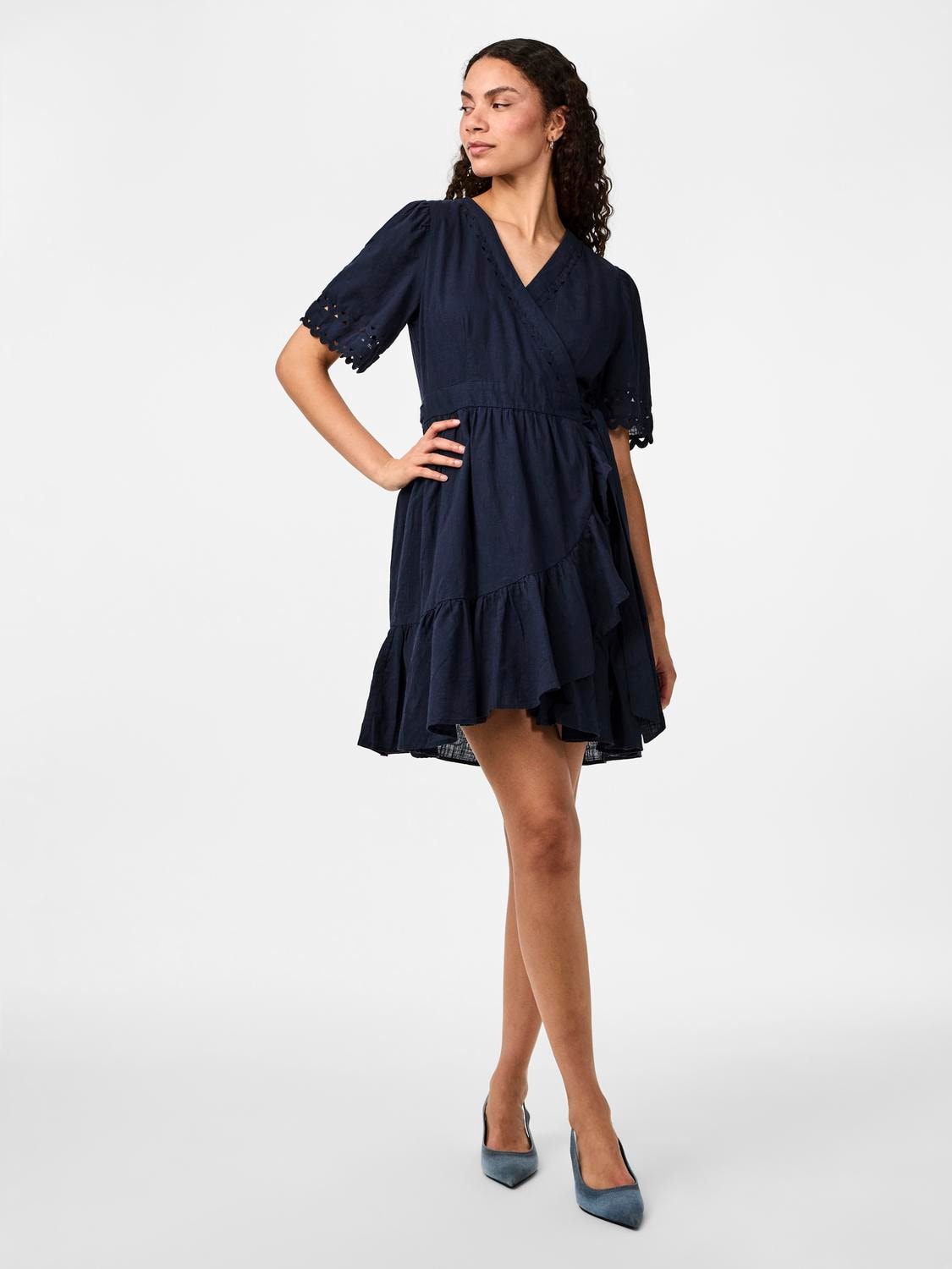 Yasnavina 2/4 Wrap Dress S - Navy Blazer