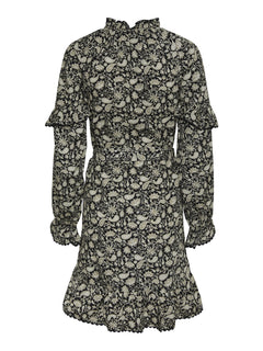 Yaspace Ls Dress S. - Black Pace Print