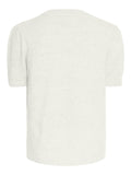 Yasanne Ss Knit Pullover - Star White