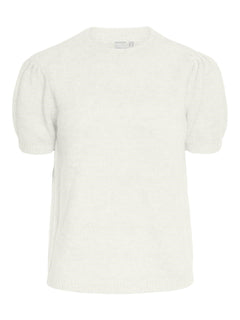 Yasanne Ss Knit Pullover - Star White