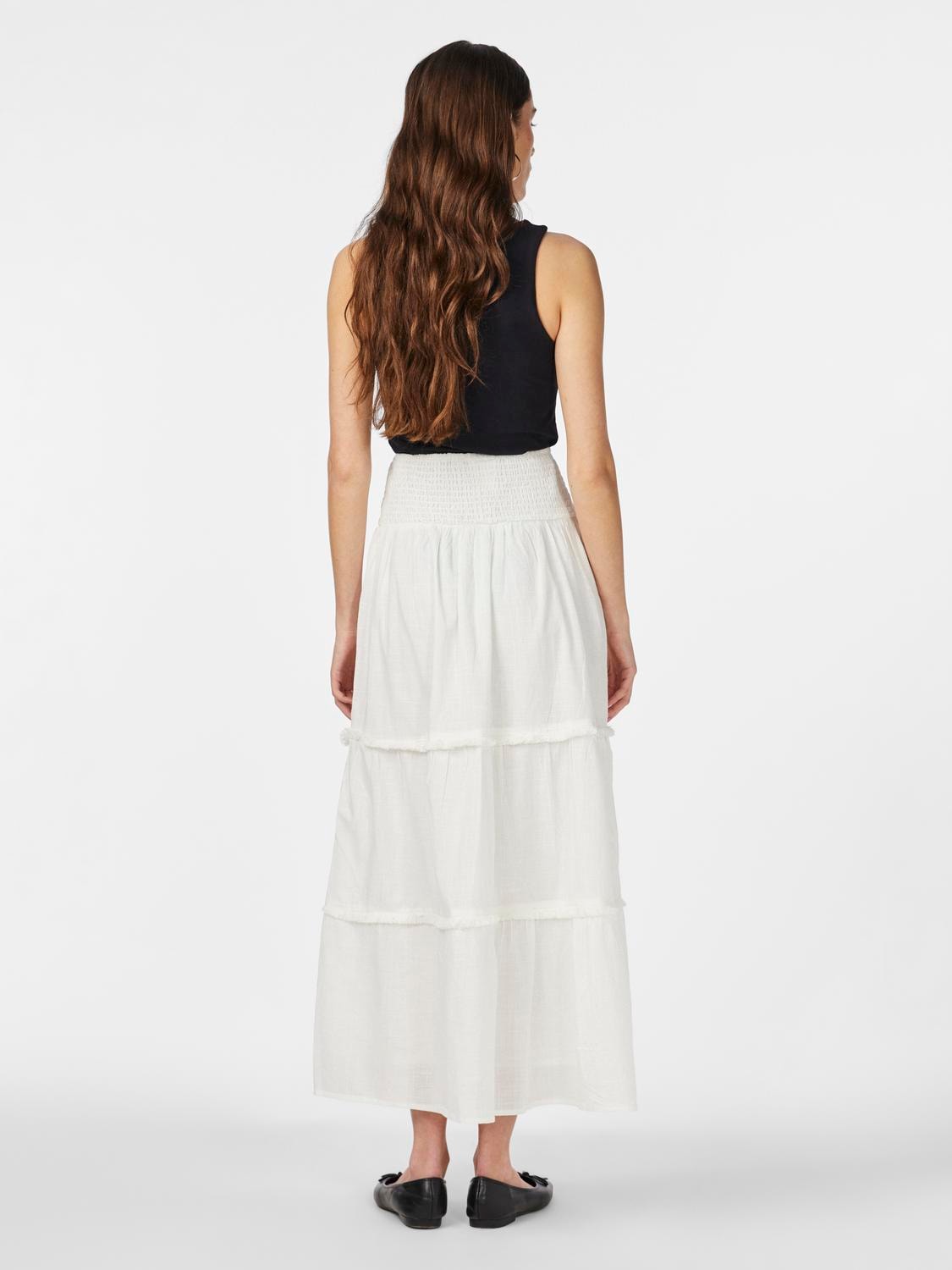 Yassila Hw Maxi Skirt - Star White