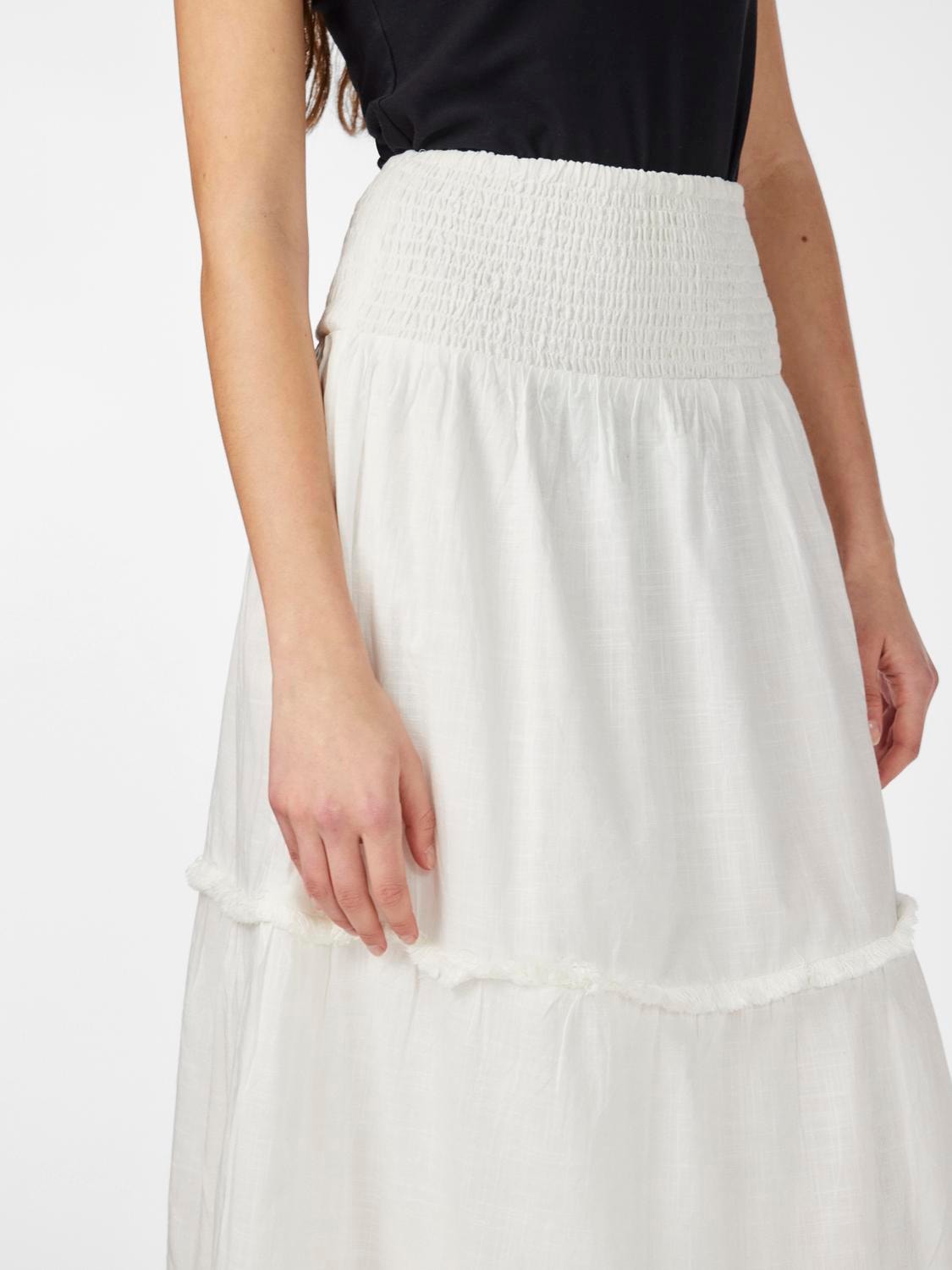 Yassila Hw Maxi Skirt - Star White