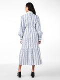 Yastovina Ls Long Shirt Dress - Star White Tovina Print