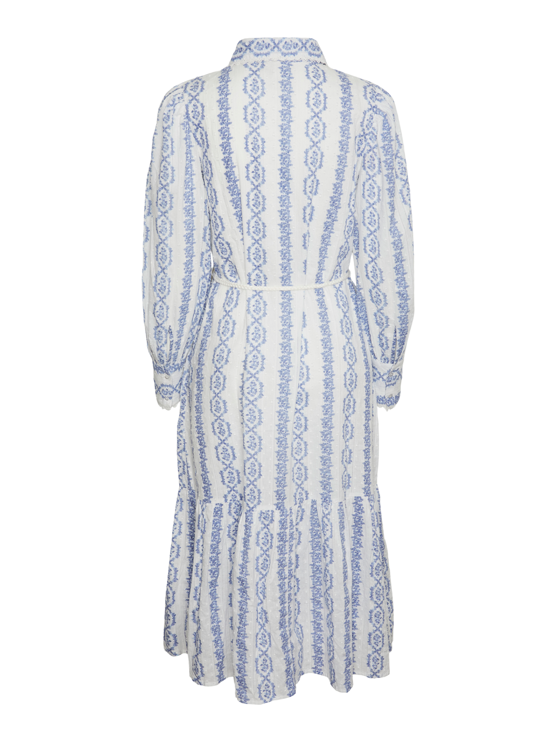 Yastovina Ls Long Shirt Dress - Star White Tovina Print