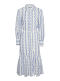 Yastovina Ls Long Shirt Dress - Star White Tovina Print