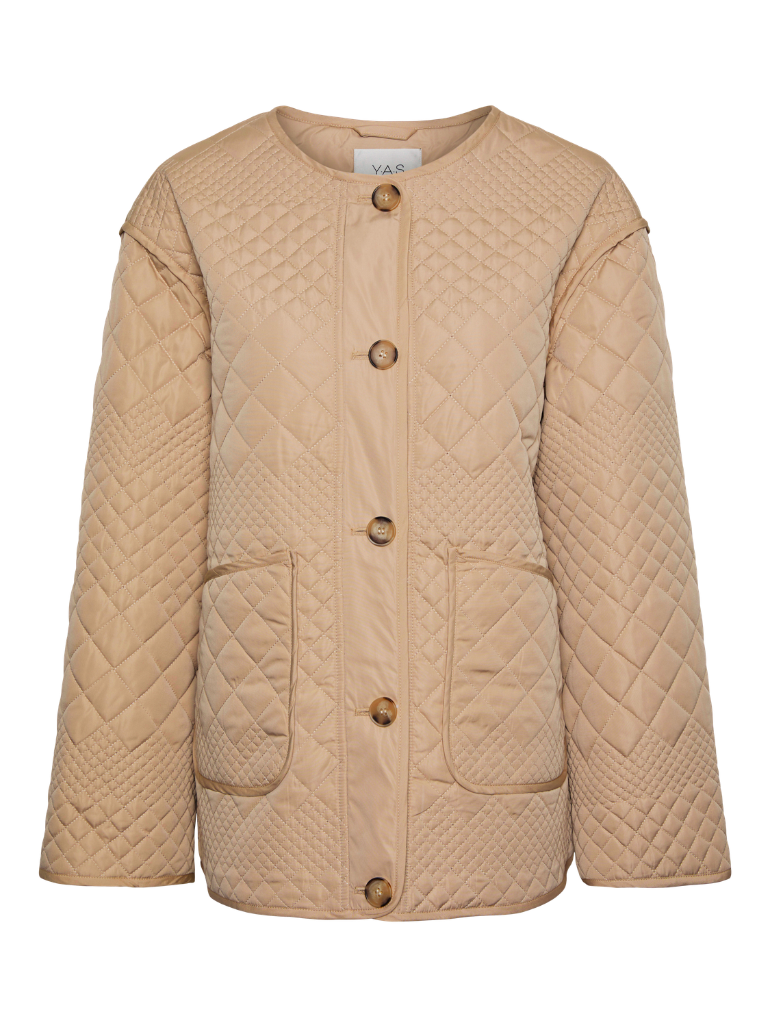 Y.A.S Yaslaurie Ls Padded Jacket - Safari