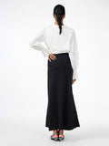 Yasfonny Hw Ankle Knit Skirt - Svart