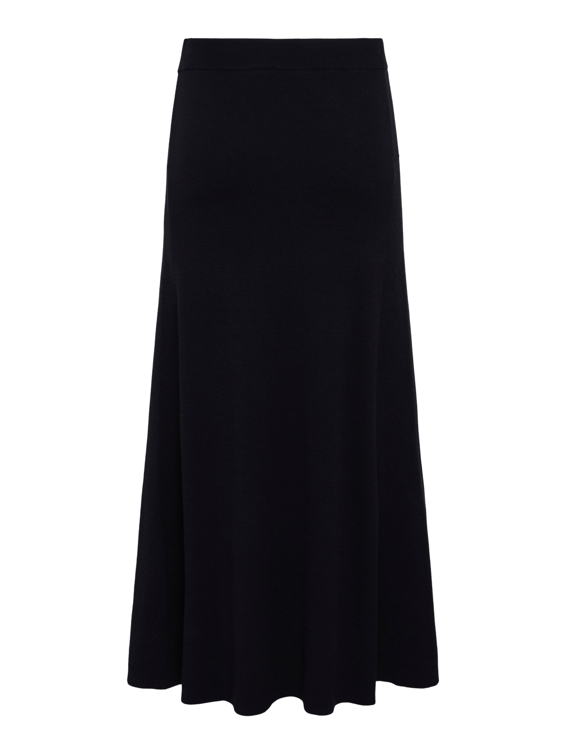 Yasfonny Hw Ankle Knit Skirt - Svart