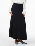 Yasfonny Hw Ankle Knit Skirt - Svart