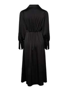 Yaspella Ls Long Dress - Black