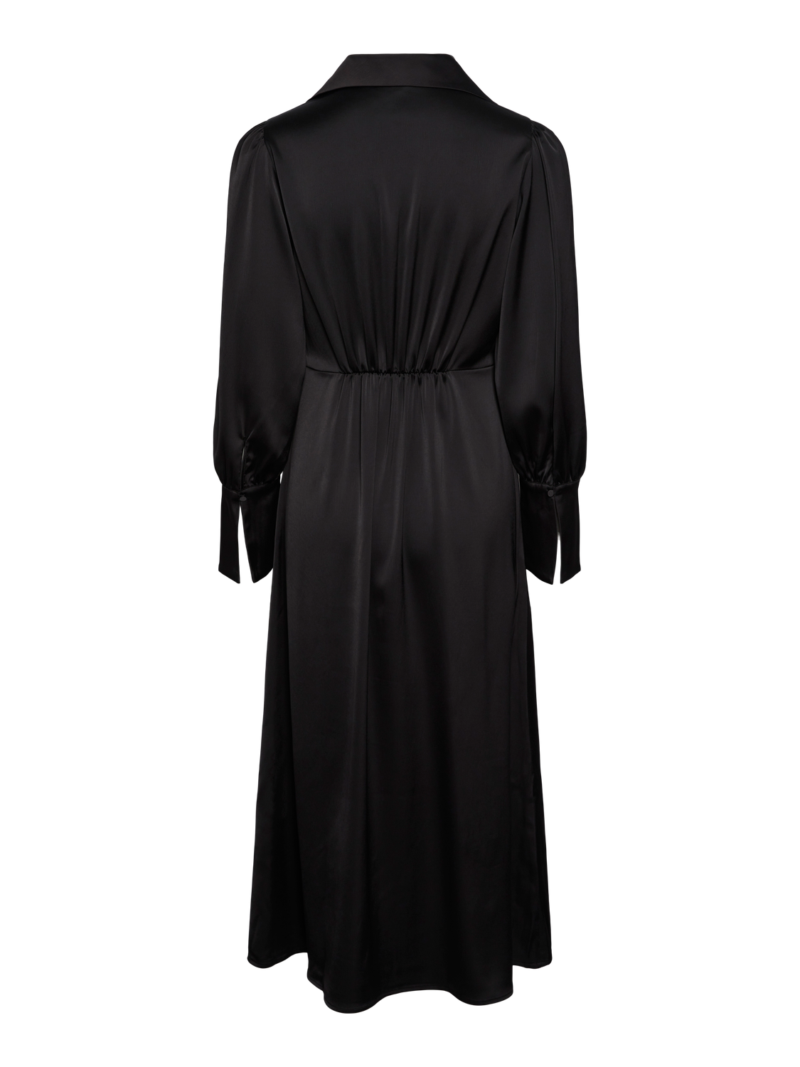Yaspella Ls Long Dress - Svart