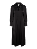 Yaspella Ls Long Dress - Svart