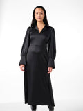 Yaspella Ls Long Dress - Svart