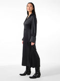 Yaspella Ls Long Dress - Svart