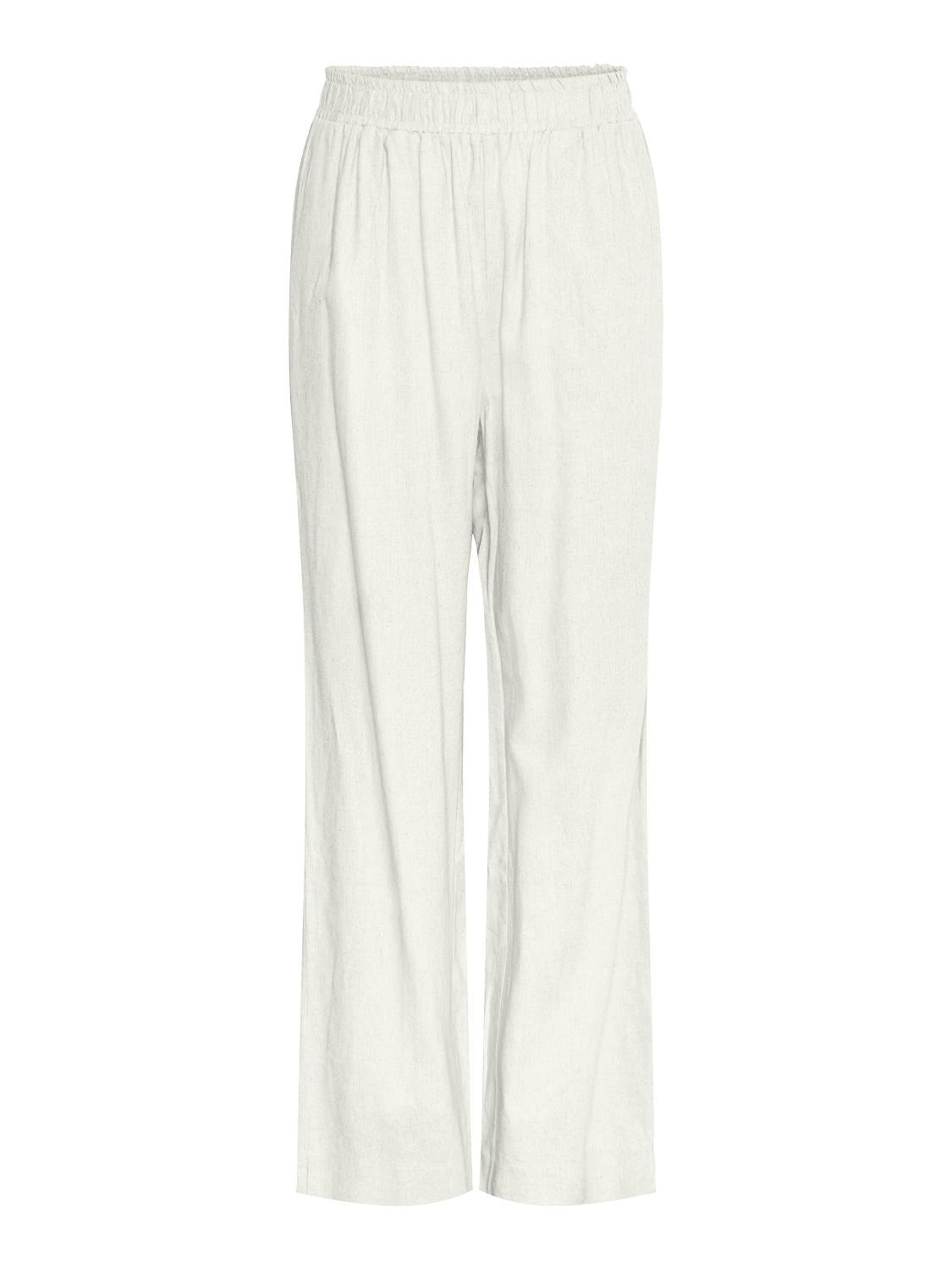 Flaxy Hmw Linen Pant - Star White