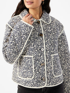 Yasrinna Ls Padded Jacket - Navy Blazer