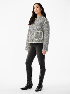 Yasrinna Ls Padded Jacket - Navy Blazer