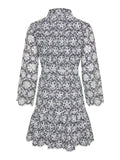 Yascorinna 7/8 Shirt Dress S. - Navy Blazer Corinna Print