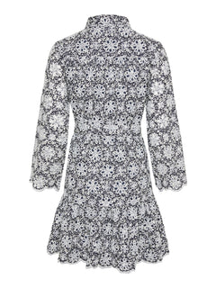 Yascorinna 7/8 Shirt Dress S. - Navy Blazer Corinna Print