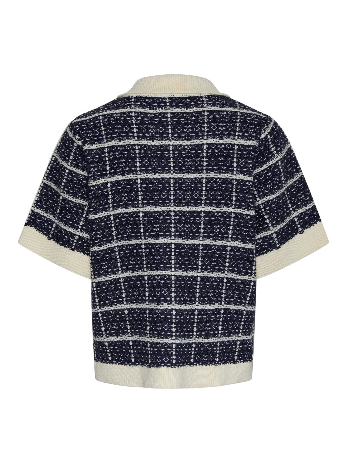 Yaslivia Ss Knit Cardigan - Navy Blazer Birch