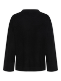 Y.A.S Yasemilie O-Neck Stickad Tröja - Svart