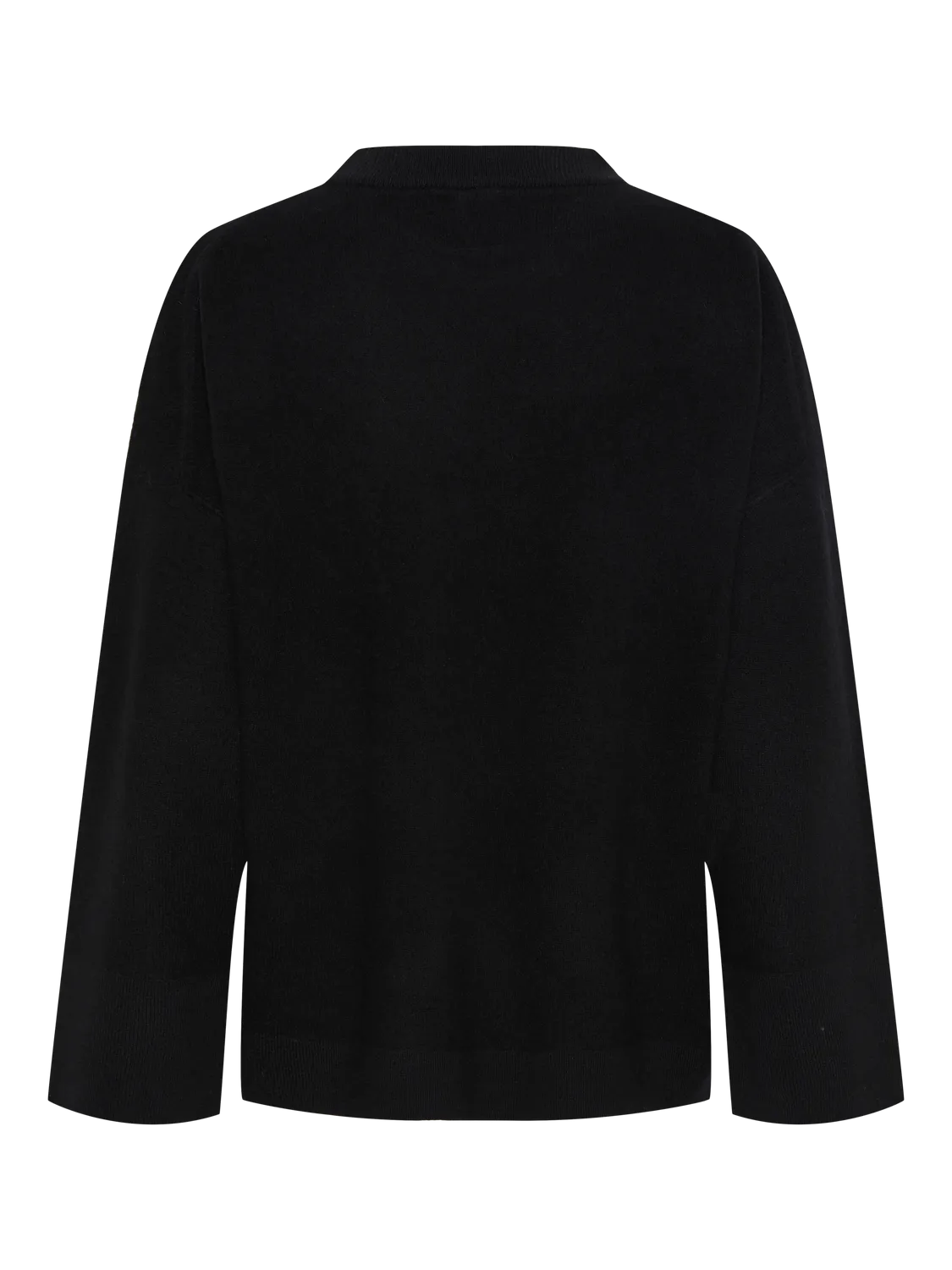 Y.A.S Yasemilie O-Neck Stickad Tröja - Svart