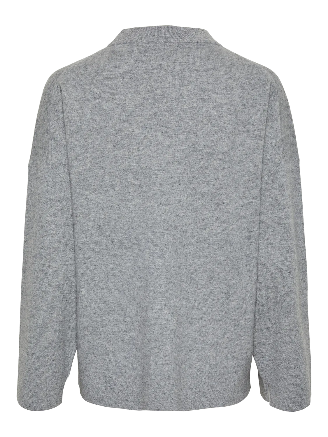 Yasemilie O-Neck Knit Pullover - Ljusgrå melange