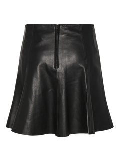 Yasimla Hw Leather Skirt - Black