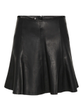 Yasimla Hw Leather Skirt - Black
