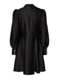 Yasripple Ls Dress - Black