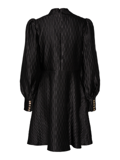 Yasripple Ls Dress - Black