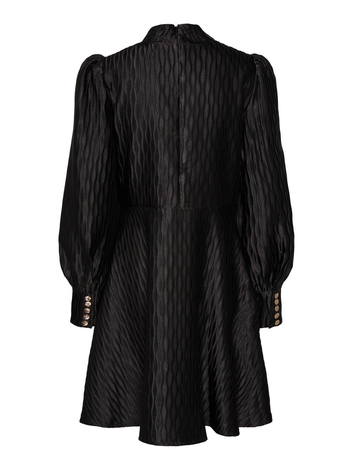 Yasripple Ls Dress - Black