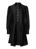 Yasripple Ls Dress - Black