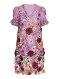 Yasflowering Ss Dress - Pink Lavender/Flower