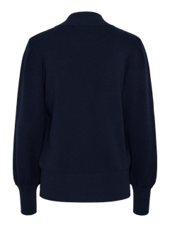 Yasfonny Ls Knit Pullover - Navy Blazer