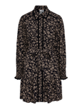 Yastilera Ls Shirt Dress - Black/Tilera Fungi